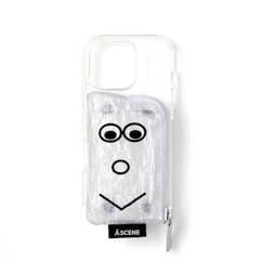 A SCENE × 平山昌尚(HIMAA) iPhone B&C Clear case with Dyneema® iphone15 pro White